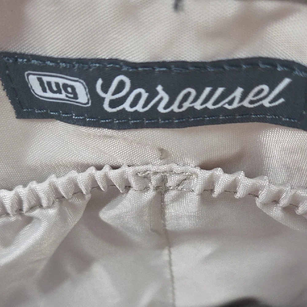 Lug Carousel Quilted Messenger Bag in Walnut NWT